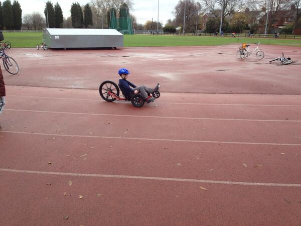Kids love <a href="/SimplyCycling1/">Simply Cycling</a> at @longfordpark100 athletics track