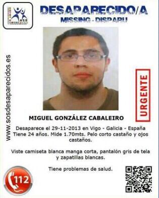 lasgafasmoradas's tweet photo. @PaulaVazquezTV Podes axudarnos a difundir esta foto de Miguel? Graciasi http://t.co/scWIyeIR1w