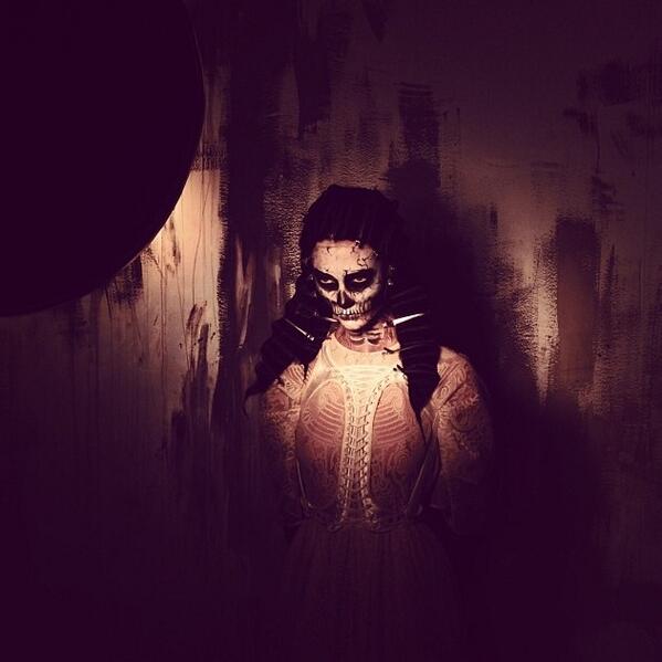 Things are getting spooky on set! Watch the shoot live #ALWAYSFOREVER <a href="/garage_magazine/">GARAGE Magazine</a> showstudio.com/project/always…