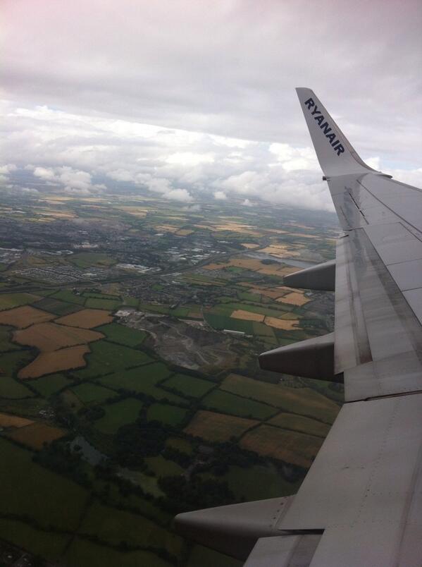 SLandy2000's tweet image. Ireland from the sky :)