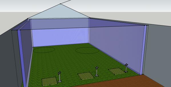 GSS_Golf's tweet image. Another design for an indoor centre, Thought we would use Ipad stands for use with #swingsmart or #GC2