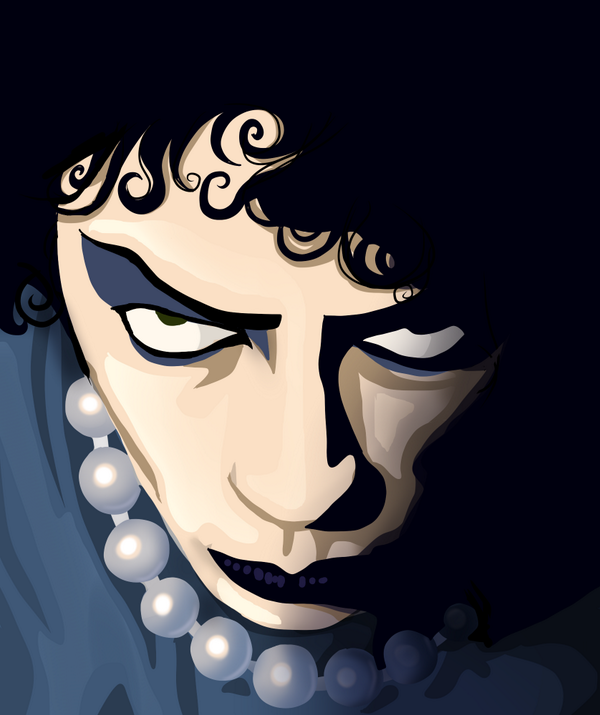 Scyzora's tweet photo. Jestem w nastroju na pop art - tym razem Frank 'N Furter http://t.co/AIlnO9Ukro