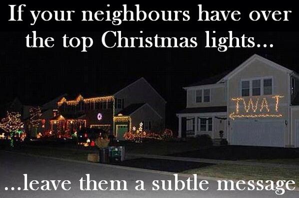 IGVPresents's tweet photo. Next door have their decorations up already... http://t.co/BUm0t4w3GR