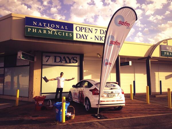 We are collecting any loose change you can spare for <a href="/Kickstartforkid/">KickStart for Kids</a> We are at National Pharmacies Glenunga