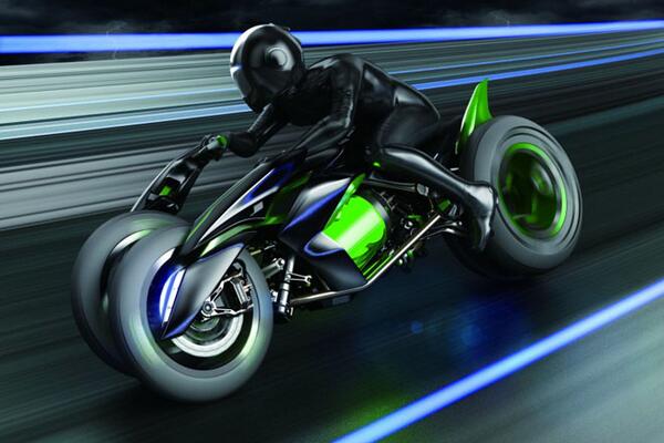 MccannSpannksb's tweet photo. Kawasaki’s Neon Green Trike Is an Absurd Anime Bike Brought to Life http://t.co/eGi8EWwuNv http://t.co/NCS09XohUu