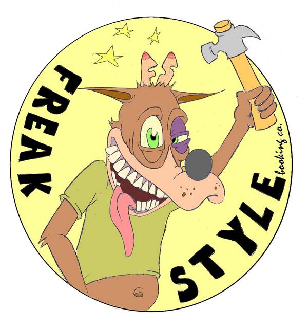 BlakeMFoster's tweet photo. This is a logo we made for freakstyle booking co. http://t.co/yayRIebJ6M