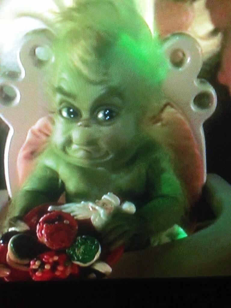 baby grinch on twitter "when your crush walks in and your