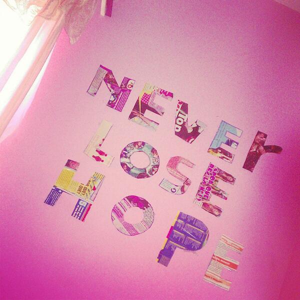 DanieeMurillo's tweet photo. #NEVERLOSEHOPE (: http://t.co/VfnzgLe47m