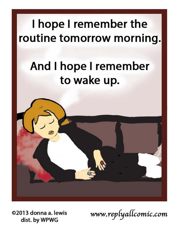 shannonseek's tweet image. How I feel about more remodeling tomorrow!  via @ReplyAllComic cc @MobilePond @EnneaApp (~am prepared for #techKitty