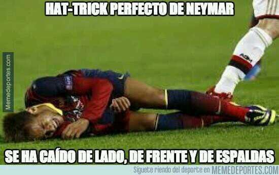 ReinoMadridista's tweet photo. El hat-trick de Neymar. http://t.co/QoSiys3c6K