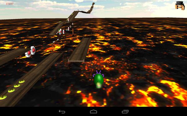 ActualEnt's tweet photo. Coming spring 2014: Gubble Vacation Rush for IOS and Android. F2P Runner with tools and screws. Prototype screenshot: http://t.co/TOkGpcacfP