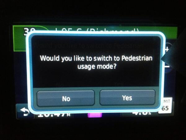 eeferry's tweet photo. Silly GPS, I'm just in deadlock traffic on 95 http://t.co/snz6EtYG0l