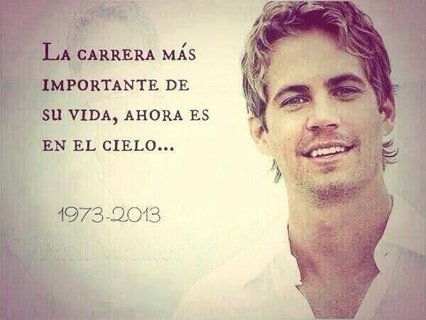 bobygrim's tweet photo. @bobygrim  "Si algún día la velocidad me mata, no llores, porque yo estaré sonriendo." -Paul Walker http://t.co/Le604L3JEw"