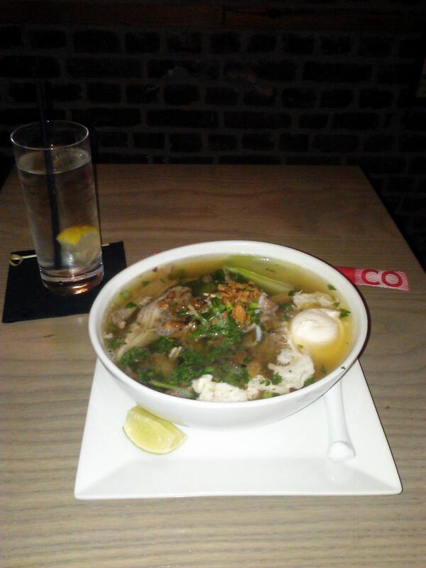 CharlestonEatz's tweet photo. Ramen noodle bowl at CO on king street. Pork belly, pulled pork, bok choy, fried egg, pork broth. unbelievable! http://t.co/n1hDiRgQcK