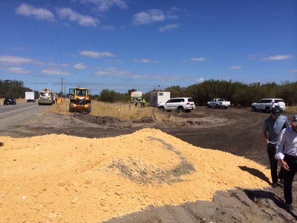 Santelli_Chong's tweet image. The civil works at Forrestdale Catholic College have begun!