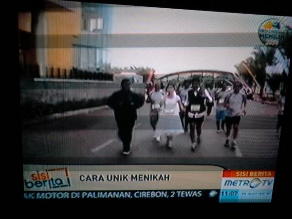 Metro TV: Cara Unik Menikah. Pasangan ini melakukannya di #kalla10K #FasterBettet