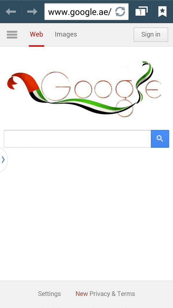 F64209's tweet photo. Google celebrating UAE 42nd National Day.. http://t.co/E9rZ0x2EDW
