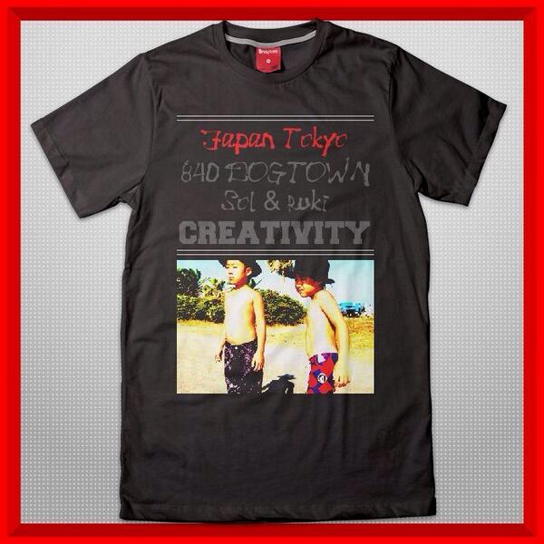 Santeria's tweet photo. Japan Tokyo 840 DOGTOWN Sol &amp; ruki CREATIVITY #Snaptee #tshirt http://t.co/x61HXIbT9O http://t.co/gaRKtrW71W