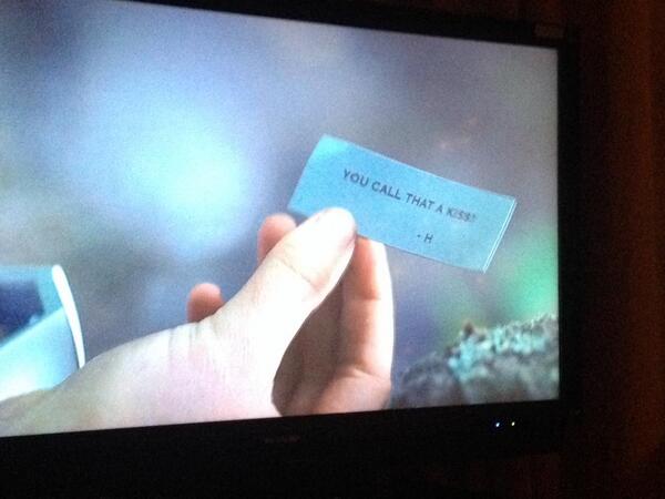 Yes Haymitch, that was a Kiss. My first one actually... *-.-