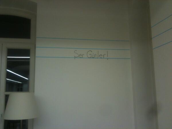 Günaydın! Şer-Paz yarından itibaren <a href="/BahaneArter/">Bahane @ ARTER</a>'de. Şer günler!