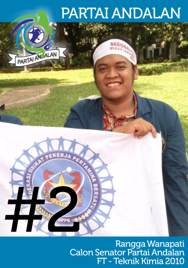 PartaiAndalan's tweet photo. Senator Andalan dari Fakultas Teknik @ranggawanapati. "Luar Biasa, HEBAT!" http://t.co/fwadsFZtGP
