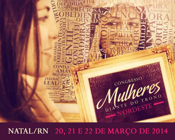anapaulavaladao's tweet photo. INSCRIÇÕES ABERTAS para o Congresso #MulheresDT Nordeste!!! #DT 

Acesse http://t.co/IwQawgNCz7 http://t.co/HqGMwvKkkR