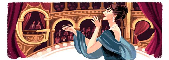 rbo_org's tweet image. A great @google doodle to celebrate #MariaCallas's birthday today. 

Did you see her perform? ^C