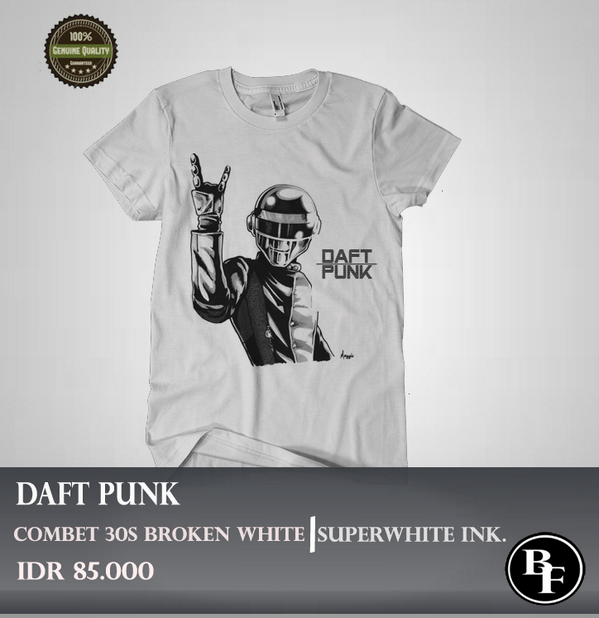 butterfly_ind's tweet photo. ready stock tshirt daft punk idr 85k http://t.co/JtdxIhm09l