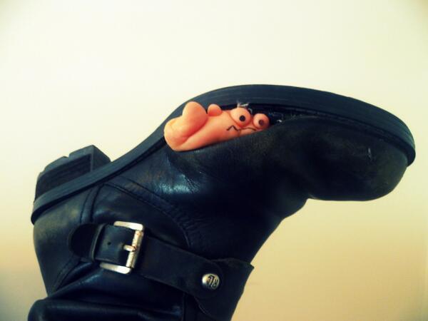 FriendsofStub's tweet image. looks like #Stub needs new winter boots