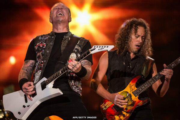 BBCNewsbeat's tweet image. Metal bands @Metallica and @IronMaiden will headline next year&apos;s @Sonisphere at Knebworth. bbc.in/1bdr80f &amp;amp;