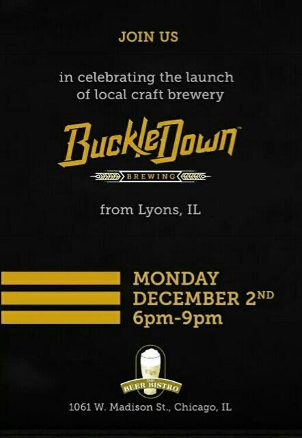 Thebeerbistro's tweet photo. Today the day! @BuckleDownBeer is unleashed upon the public.  Come tonight at 6pm #drinklocal #craftbeer http://t.co/NV8HR0n2XU