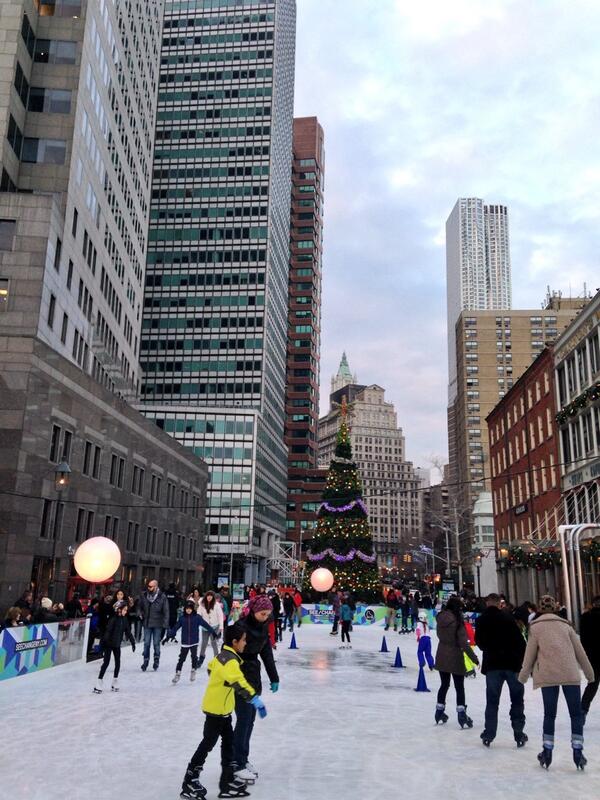 TheGirlinNYC's tweet photo. Check out the ice rink at South Street Seaport. Great fun. #seechangeny #icerink #icerinkny http://t.co/zGYEqJgdHZ
