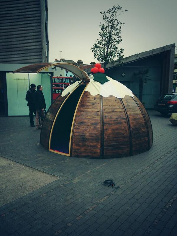 HOAVStudio's tweet image. Just finished "pudding" up our latest 3d installation at @BermondseySq @B2Hotel @unidome