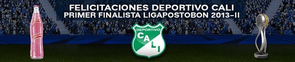 FPCweb's tweet photo. @ligapostobon Hace oficial la clasificacion del @AsoDeporCali a la final! http://t.co/K9u2zLg5wQ