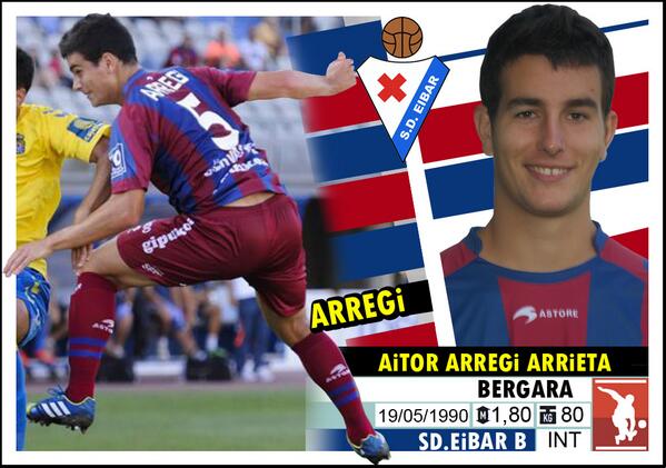 Gorriteandounpo's tweet photo. Cromos @sd_eibar 2013/14, @sweetarregi http://t.co/qhHo9CjGBN