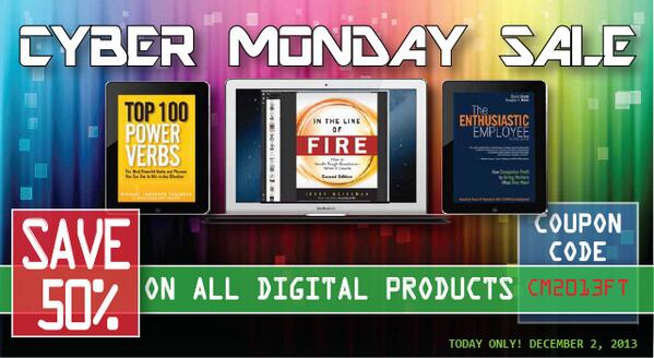 FTPress's tweet photo. It's #CYBERMONDAY!  #Save 50% on all #eBooks &amp; Video at @FTPress http://t.co/FSMWHgJPTR #finance #business #economy http://t.co/kC5CMoV9co