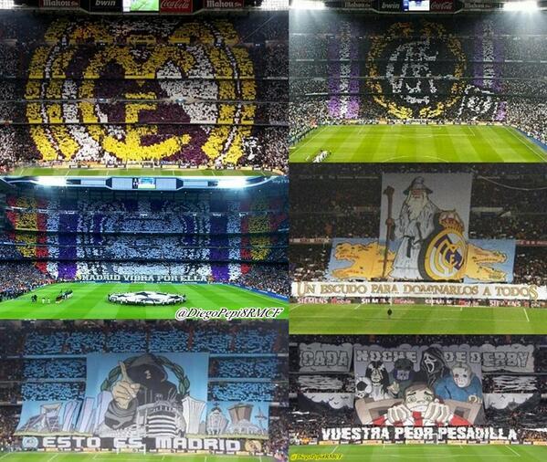 ReaI_Madrid_CF's tweet photo. No me quiero todavía imaginar un Bernabéu sin los grandes mosaicos y grandes cánticos de los Ultra Sur. http://t.co/He3mqEhas3