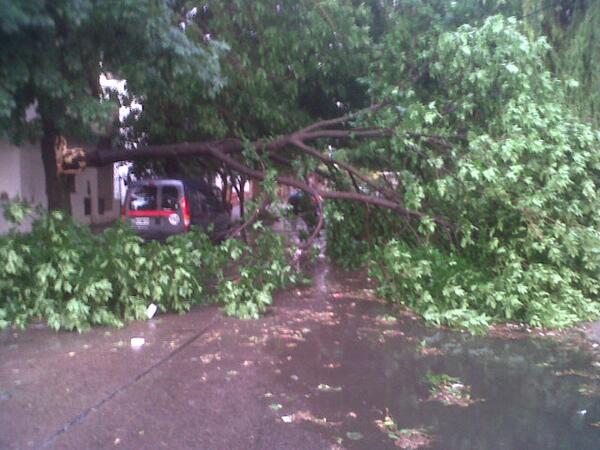 #LaPlata #Temporal En diagonal 112 este es el panorama