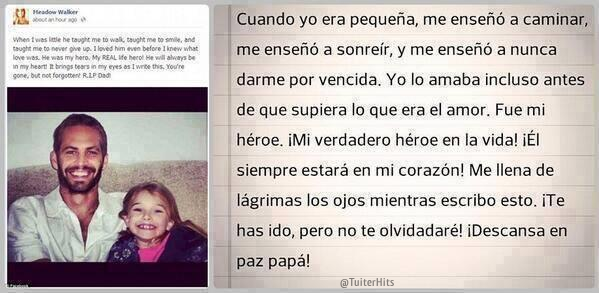 TuiterHits's tweet photo. Palabras de una hija... http://t.co/EZRBehjfnI