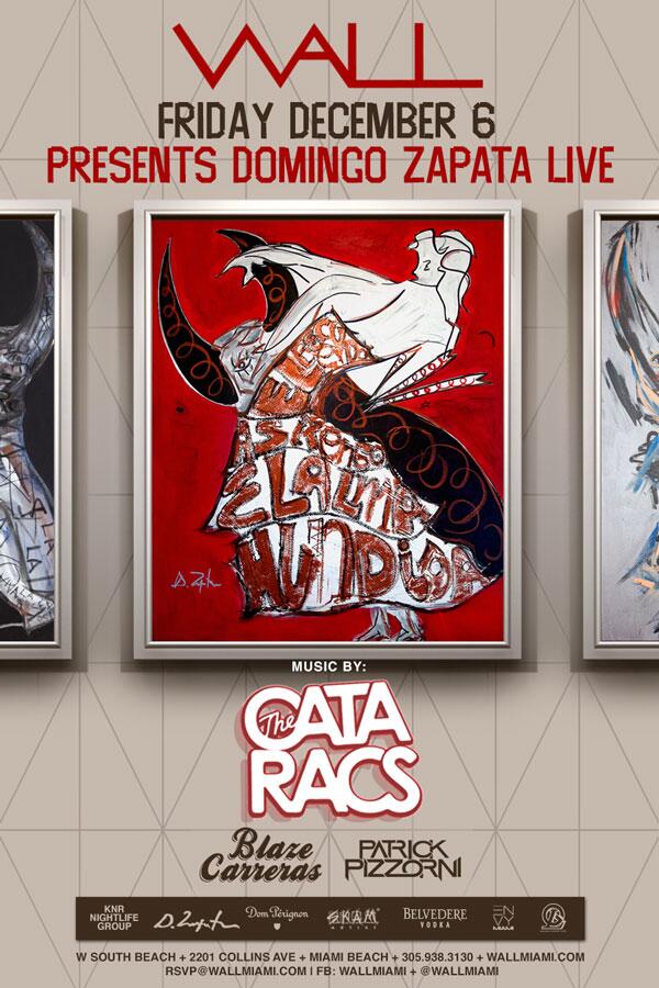 WALLmiami's tweet photo. #BaselWeekend FRI @wallmiami welcomes @domingozapata @thecataracs @BlazeCarreras & @PatrickPizzorni / @Nicolasiervo http://t.co/tGlKxQHIby
