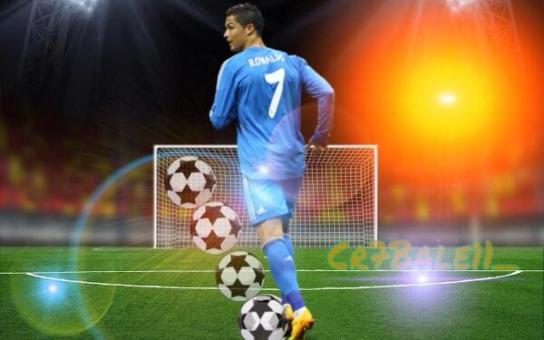 Cr7Bale11_'s tweet photo. Ronaldo achter de bal! http://t.co/2Wo7NfA56T