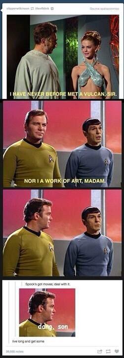 raszpodnik's tweet photo. Spock's got moves http://t.co/P1OJIPZNph