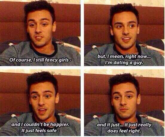 EllieMouseMurs's tweet photo. got so much respect for him and if you even take the mick out of him for being gay,your pathetic okok @TomDaley1994. http://t.co/uzBjhJt5WT