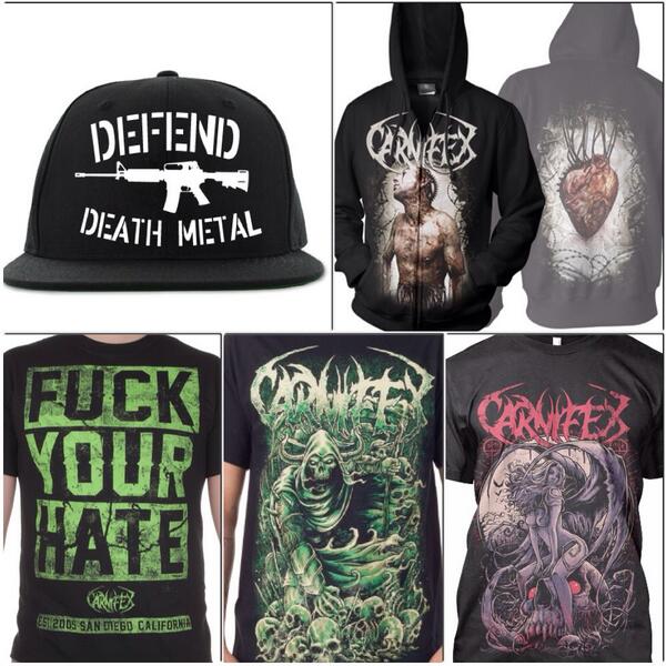 carnifex's tweet photo. We have a sale today on our web store. Grab a shirt, a hat or a hoodie. @IndieMerchstore http://t.co/ouWYhfUf1S http://t.co/hpB7ZnwTZn