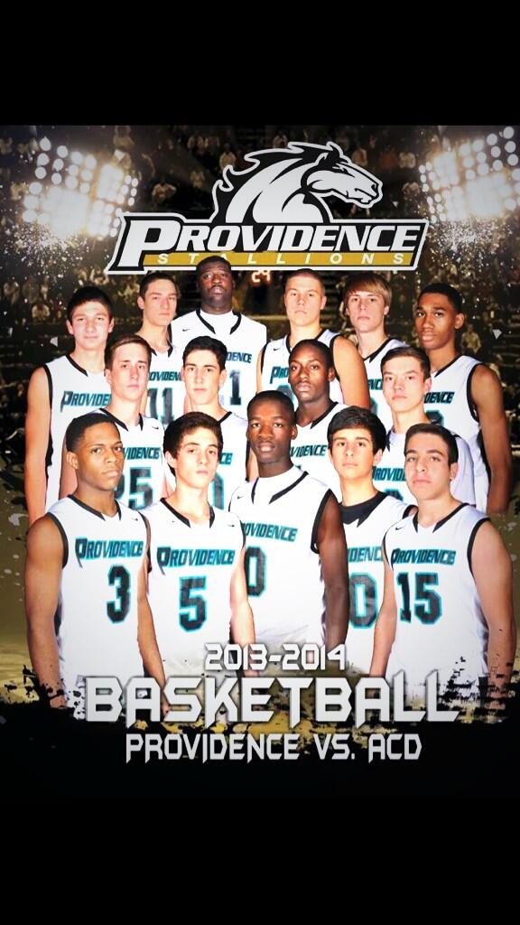 Let's Go! Come support the Stallions at UNF as they play against rival ACD. #ProvidenceBasketball RT &amp; Fav!