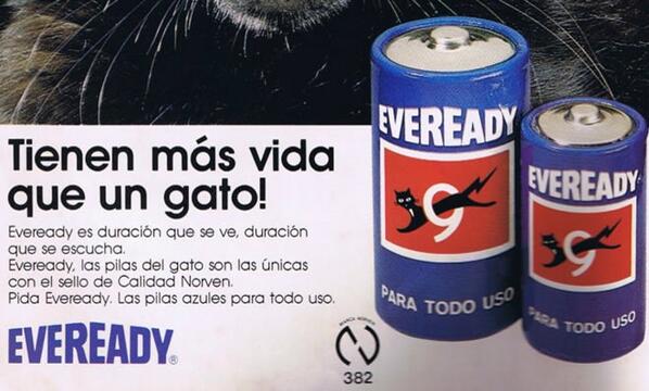 Ya casi con la pila eveready agotada. A propósito esas pilas eran muy malas. Murieron con la globalización?