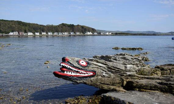 PhotosScotland's tweet photo. 'Crocodile Rock', Millport, Cumbrae http://t.co/7V17J5dE3c