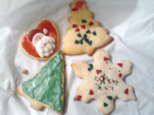 Thank you for the #delicious #Christmas cookies Hannah & Emma! They didn't last long :-)
