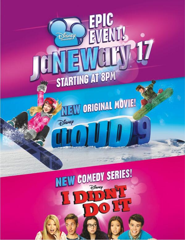 OOC: There'll be an Epic Event happening on JaNEWary 17th! An all new disney show and movie of #IDidntDoIt &amp; #Cloud9