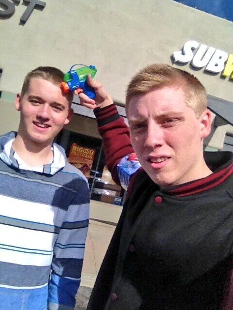 Falconassassins's tweet photo. Tyler and Cole tying things back up with a kill! http://t.co/f7GCv3PSLv